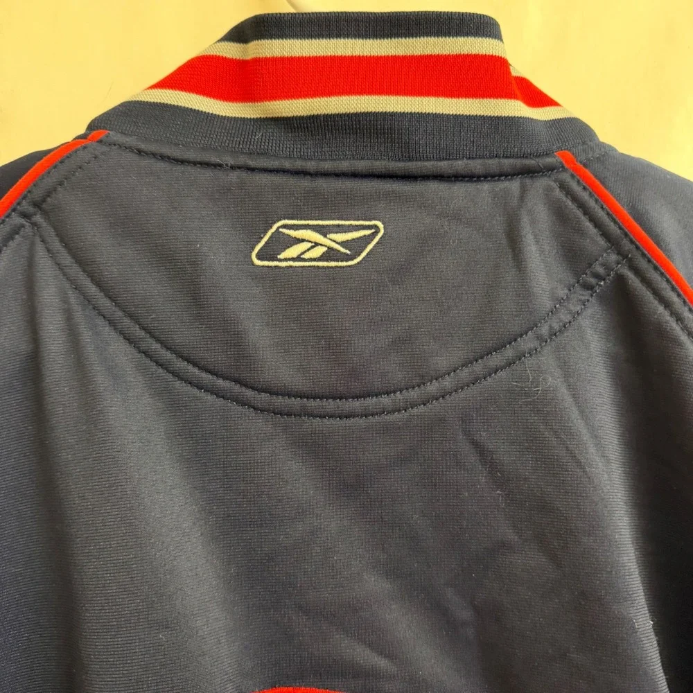 Reebok VTG‎ Retro New Jersey Nets Basketball Jacket 4XL Snap Player Issued Warm